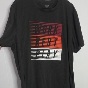 Old Navy Dark Gray Graphic Tee
